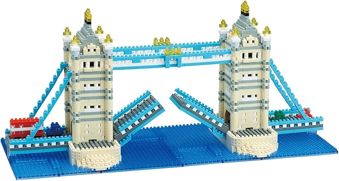 nanoblock - World Famous - Tower Bridge Deluxe Edition Advanced Hobby Series Building Kit