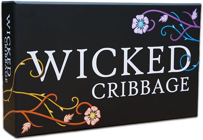 Wicked Cribbage | A Playful Twist On A Classic Game | 30-45 Minute Playtime | Ages 8+ | Quick Easy to Learn