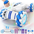 Remote Control Car Gesture Sensing RC Car Boys Toys for 6-8 Years Old Best Birthday Gifts for Kids 4WD 2.4Ghz 360° Rotating 2 Control Modes Control Transformer Toys Twist Cars
