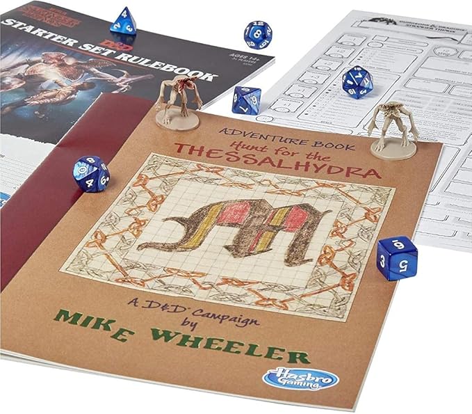 Hasbro Gaming Stranger Things Dungeons &amp Dragons Roleplaying Game Starter Set 14 Years+