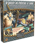 Massive Darkness: A Quest of Crystal &amp Lava Expansion - Embark on an Epic Dungeon-Crawling Adventure! Strategy Game for Kids and Adults Ages 14+ 1-6 Players 90 Minute Playtime Made by CMON
