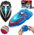 2-Pack Mini RC Boats with Floating Ball – 2.4GHz Remote Control Boats for Pools &amp Lakes 2 Speeds Auto Flip Waterproof Low Battery Alert for Kids &amp Adults