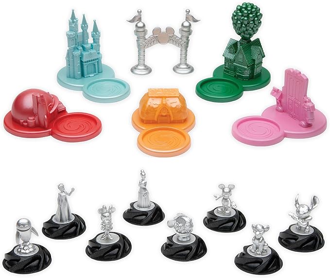 The Magical World of Disney Trivia Games – Board Games for Family Night Family Games Multi-Player Board Game Family Board Game Travel Games Disney Game Ages 6+