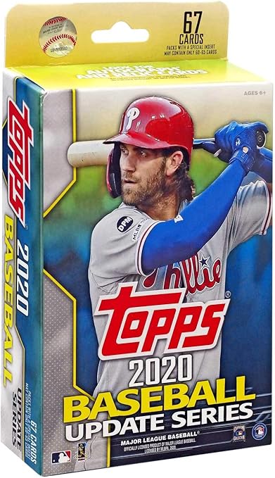 2020 Topps Update Series 3 MLB Baseball Factory Sealed Hanger Pack Box 67 Cards in All Chase Randy Arozarena Rookie Cards in Tampa Bay Rays Uniform Chase Retail Exclusive Turkey Red Chrome Insert Rook