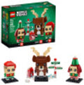 LEGO Brickheadz Reindeer Elf and Elfie 40353 Building Toy (281 Pieces)
