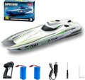 GoolRC Remote Control Boat 2.4GHz High Speed 30km/h Brushless Turbojet Speedboat Remote Control Ship Cooling Waterproof Low Battery/Over Distance Reminder 2 Battery