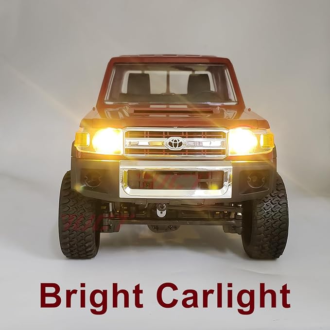 YUCT MN82 1/12 Toyota LC79 RC Rock Crawler 4x4 Off Road Pickup - 2.4Ghz RC Truck with 1200mAh Battery Extra Decor Parts All Terrain RTR for Adults