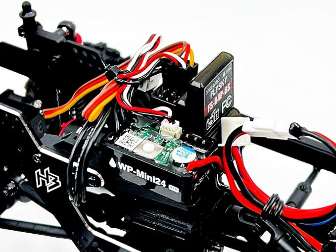 HOBBYPLUS CR-18P V3 Brushless Rushmore in Red - 1/18 Scale RC Truck Crawler with Off-Road RC Trucks Features Portal Axles &amp Metal Gears - Ready-to-Run 2S/3S LiPo Compatible (1810417-V3)