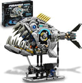 Mechanical Lantern Fish Building Set Sea Animal Model Kit with Lights Ideas Ocean Building Set for Home Office Decor Ideas Toy Gift for Teens Adults 14+ (1085PCS)
