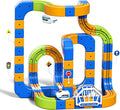 Electric Train Set for Kids 4 5 6 7 8 225PCS(80 Tracks +2Trains) 3D Infinity Flexible Anti-Gravity Race Track STEM DIY Railroad Building Toy Birthday Gifts for Boys &amp Girls Ages 3 4 5 6 7 8