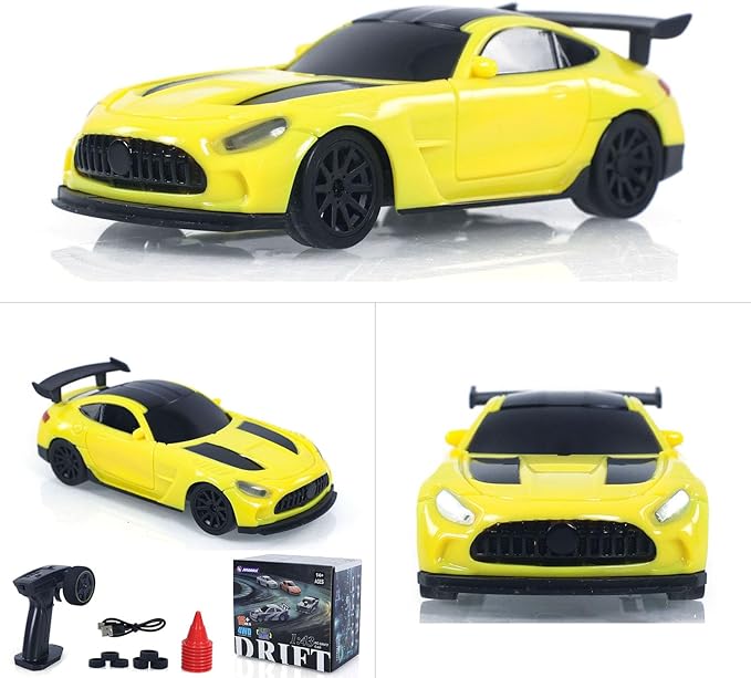 TOUCAN RC HOBBY RTR 4310 1/43 Remote Control Drift Car 4WD RC Racing Vehicles Radio Battery Light Effects No Sounds Mini Car Model Gift for Ages 14+