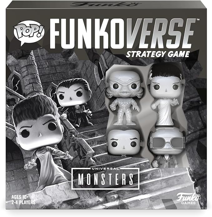 Funko Funkoverse: Universal Monsters 100 4-Pack Miniature Figures (Styles May Vary)