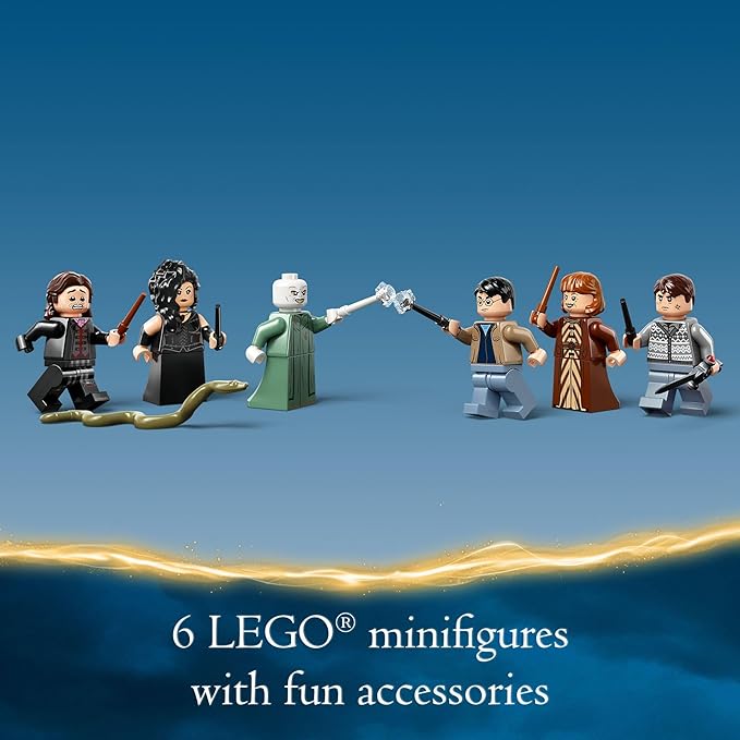LEGO Harry Potter The Battle of Hogwarts Building Toy Set Harry Potter Toy for Boys Girls and Kids Ages 9+ Features a Buildable Castle Section and 6 Minifigures to Recreate an Iconic Scene 76415