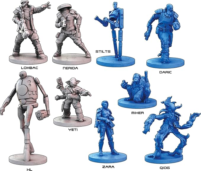Battle Systems BSGCSE014 Core Space First Born Expansion- Trading Post 5-28mm Miniatures - Board Game - Modular 3D Terrain