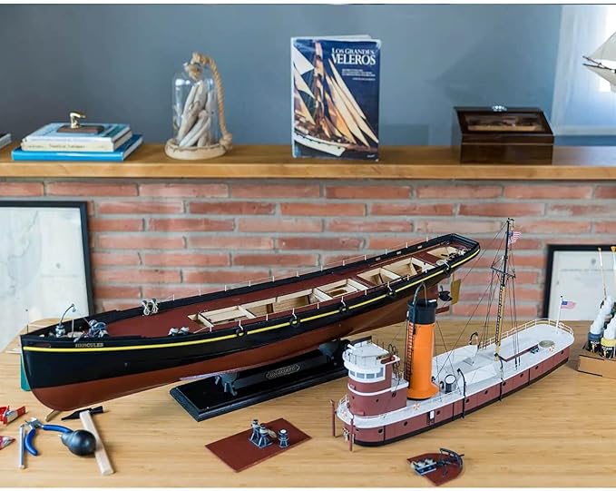 Occre Hercules 1:50 Wood Tugboat Ready for RC Modelship kit for Adults to Build