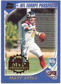 Matt Lytle 2000 Topps NFL Europe Prospects MVP Promotion Rookie #359 - Rhein Fire Seattle Seahawks
