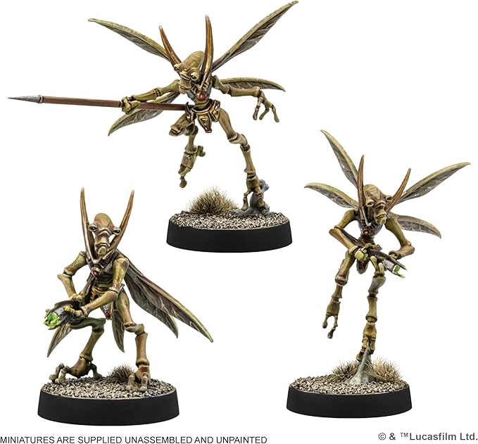 Asmodee Star Wars Legion Geonosian Warriors UNT Expansion - Tabletop Miniatures Game Strategy Game for Kids and Adults Ages 14+ 2 Players 90 Min Playtime Made by Atomic Mass Games