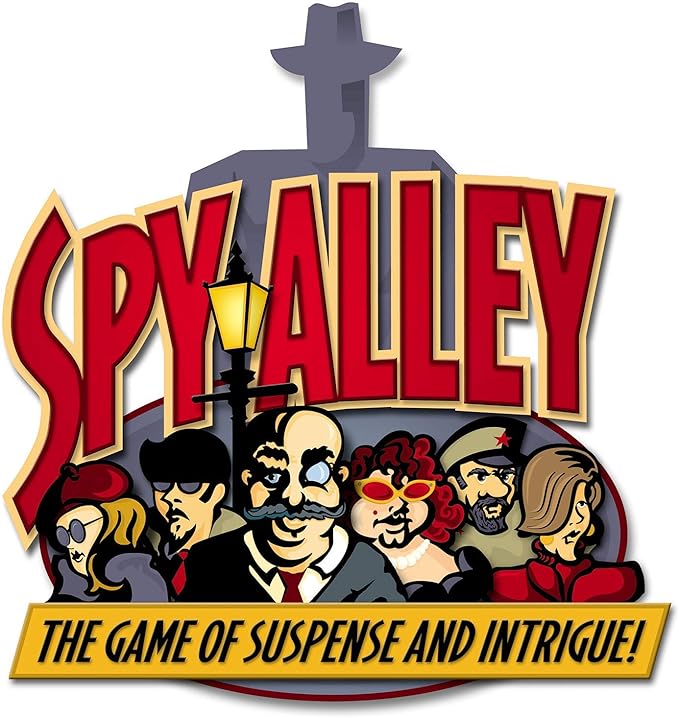 Spy Alley - Mensa Award-Winning Strategy Game - Social Deduction &amp Bluffing Board Game - Family Game Night Fun - Ages 8+ for 2-6 Players
