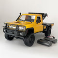RC Rock Crawler 4x4 MN82T RC Truck with Crane Hook 1/12 Scale Remote Control Tow Truck Hobby for Adult All Terrain 280 Brushed Motor 2 Speed Proportional Control Upgraded ESC Receiver