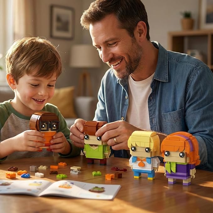 Horror Action Figure Building Toys Compatible with Lego for AdultsHalloween Christmas Decor Cartoon Toy for Moive FanIdeas Gift for Kids 8-14 Years and UP 575 Pcs