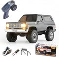 EAZYRC X FMS FCX24 1/24 Chevy K5 Blazer 1976s RC Rock Crawler 4x4 RTR Black with Lisense RC Truck 4WD 5Km+ 2-Speed TransmissionRC Car for Gift
