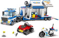 City Police Mobile Command Center Truck Building Blocks Kit Toys Police Vehicles Series Prison Break Jail Set with Action Cop Motorbike ATV Arms Play Set for Boys and Kids Age 5+ (483 Pieces)