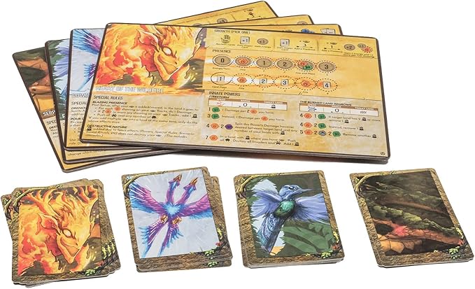 Greater Than Games | Spirit Island: Feather &amp Flame | Cooperative Strategy Board Game Expansion | 1 to 4 Players | 90+ Minutes | Ages 14+