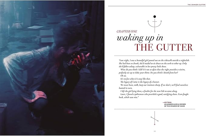 Renegade Game Studios Vampire the Masquerade 5th Edition Chronicle Book: The Crimson Gutter Hardcover RPG