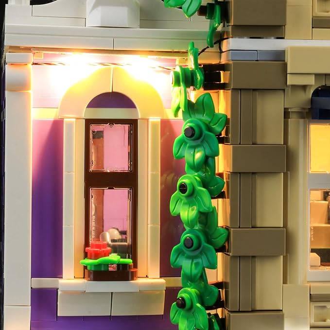 BRIKSMAX Led Lighting Kit for Police Station - Compatible with Lego 10278 Building Blocks Model- Not Include The Lego Set