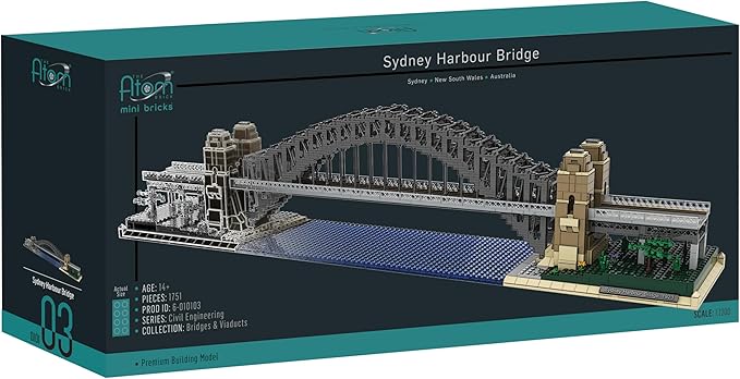 The Atom Brick Sydney Harbour Bridge Premium Building Set
