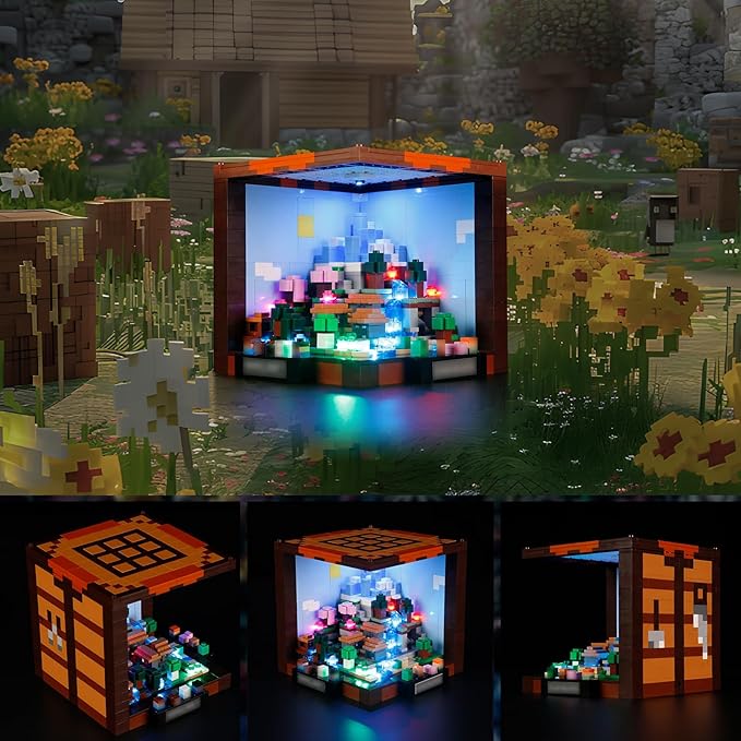 YEABRICKS LED Light for 21265 The Crafting Table Building Blocks Model (Building Set NOT Included)