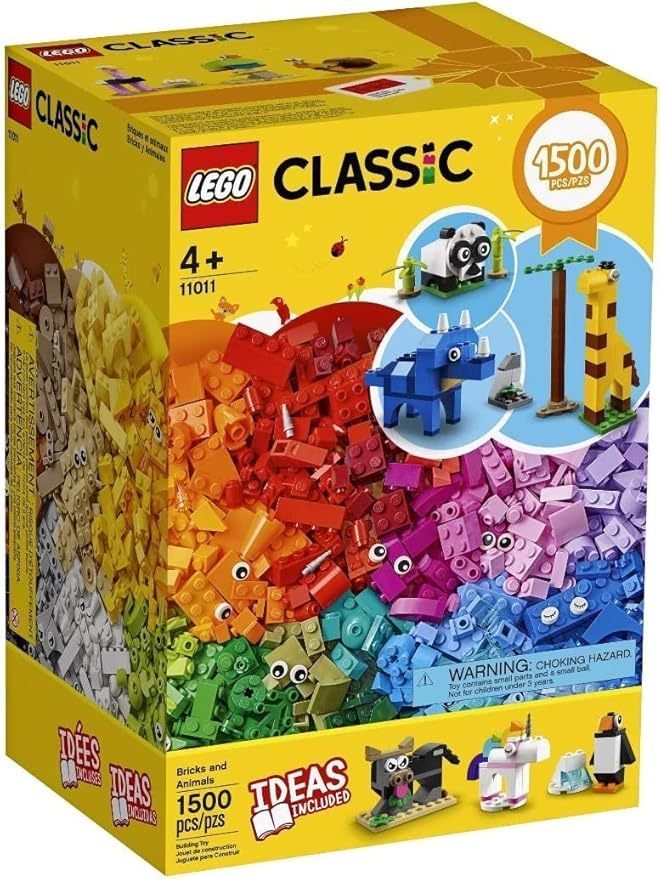 LEGO Classic Creator Fun 11011 Bricks and Animals New for 2020 (1500 pcs)