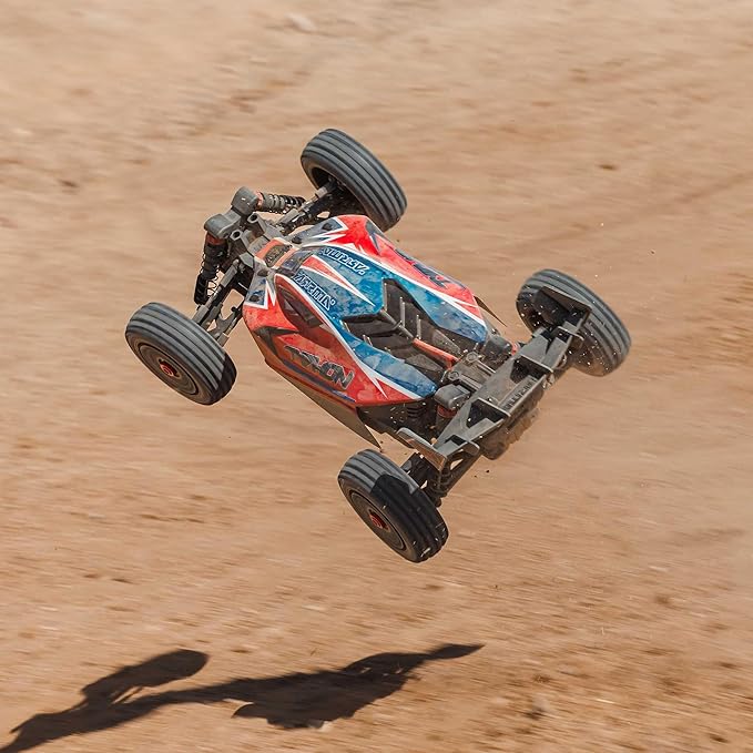 ARRMA RC Car 1/8 Typhon 4X4 223S BLX BRUSHLESS Buggy RTR (Battery and Charger Not Included) with DSC RED/Blue ARA4306V4T3