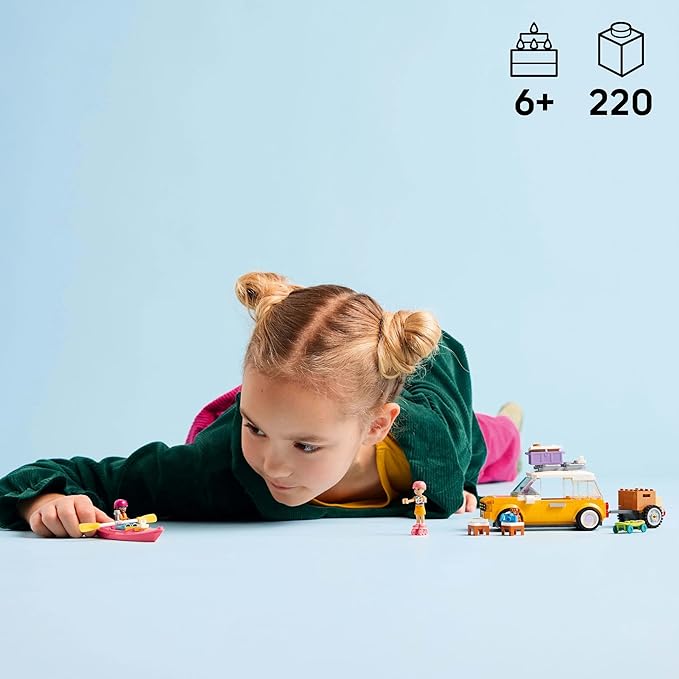 Lego 42659 Friends Driving Travel Toy Birthday Gift Blocks Education Girls Boys Children 6 7 8 9 Vehicle Car Mini Car Pretend Play Pretend Play