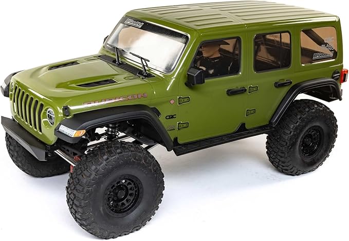 Axial RC Truck 1/6 SCX6 Jeep JLU Wrangler 4WD Rock Crawler RTR (Batteries and Charger Not Included): Green AXI05000T1