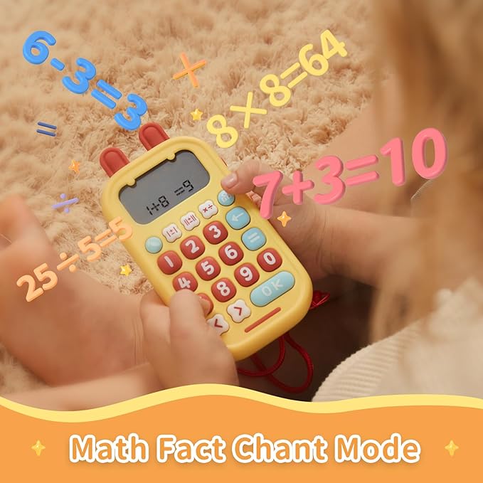 alilo Math Games for Kids Ages 5-12 Portable Math Toys for Practicing Addition Subtraction Multiplication and Division Fun Educational Toy with 5 Modes 19 Math Games and 50K Math Questions
