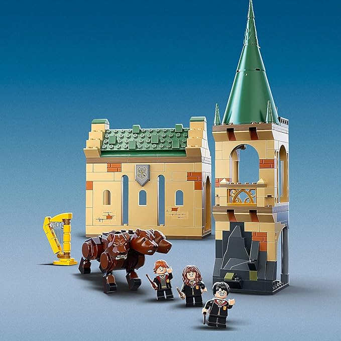 LEGO Harry Potter Hogwarts: Fluffy Encounter 76387 Building Kit 3-Headed Dog Hogwarts Set Cool Collectible Toy New 2021 (397 Pieces)
