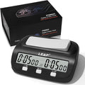 LEAP Chess Clock Digital Chess Timer Professional Chess Clock Timer with Time Bonus and Delay Features Great for Chess I-Go Upgraded Model
