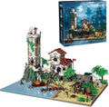 39041 The Pirate Harbo Building Block Set 8208 Pieces DIY Gulf Island Model Building Block Set Adult Creative Enthusiast Model Gifts and Unique Collectibles