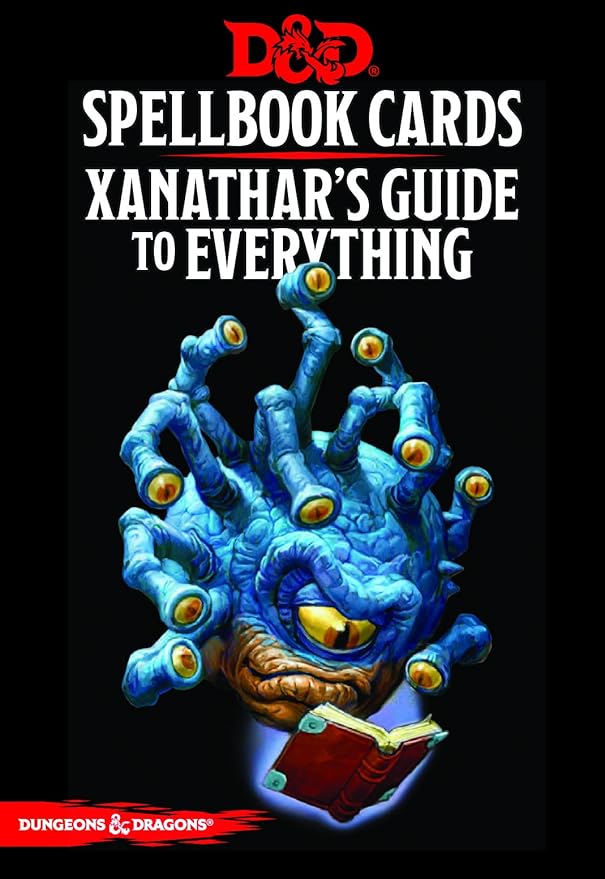 Dungeons &amp Dragons Spellbook Cards Xanathar's Guide To Everything Board Games