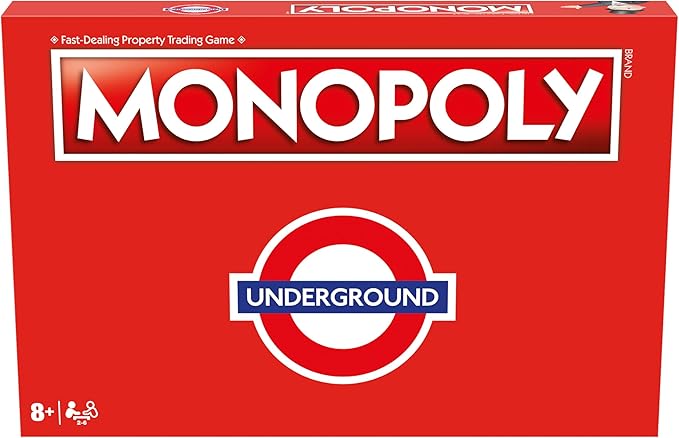Winning Moves London Underground Monopoly Board Game Oxford Circus Covent Garden Bond Street and Swap Your Way to Success Gift for Children Aged 8+