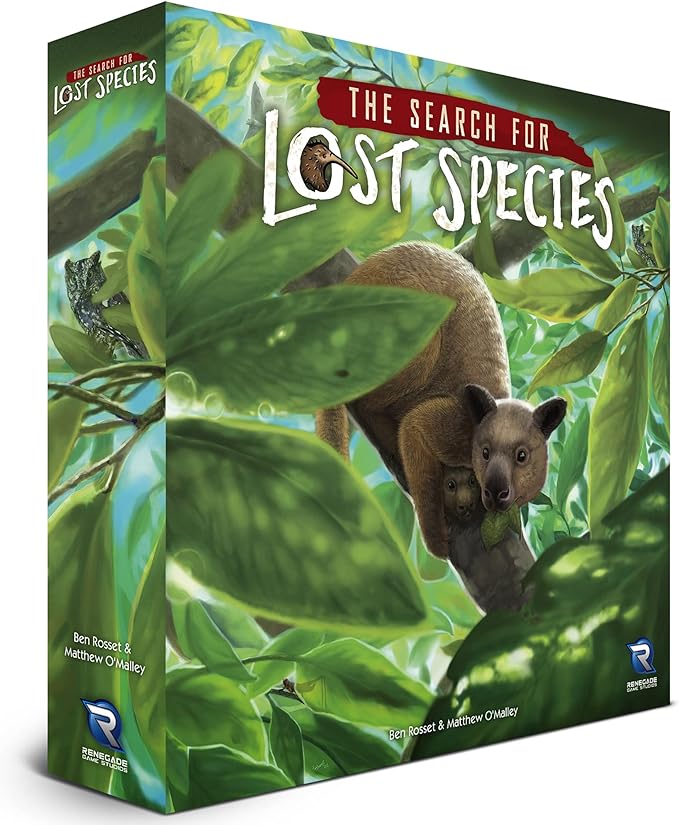 Renegade Game Studios Search for Planet X Sequel Lost Species Deduction Strategy Logic Puzzle Board Game for Adults 1-4 Players 60-75 min
