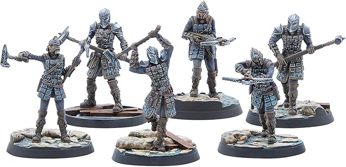 Modiphius: The Elder Scrolls: Call to Arms - Dawnguard Vampire Hunters - 6 Figure Resin Expansion Chapter 3 Unpainted 32mm RPG Miniatures w/ Scenic Bases