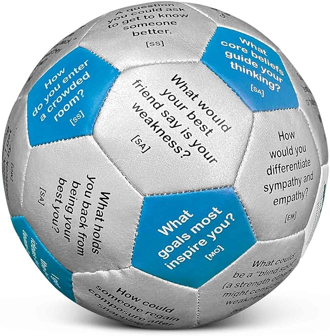 Trainers Warehouse 6 Thumball Collection 32 Prompts for Conversation Team Building Relationship and Training