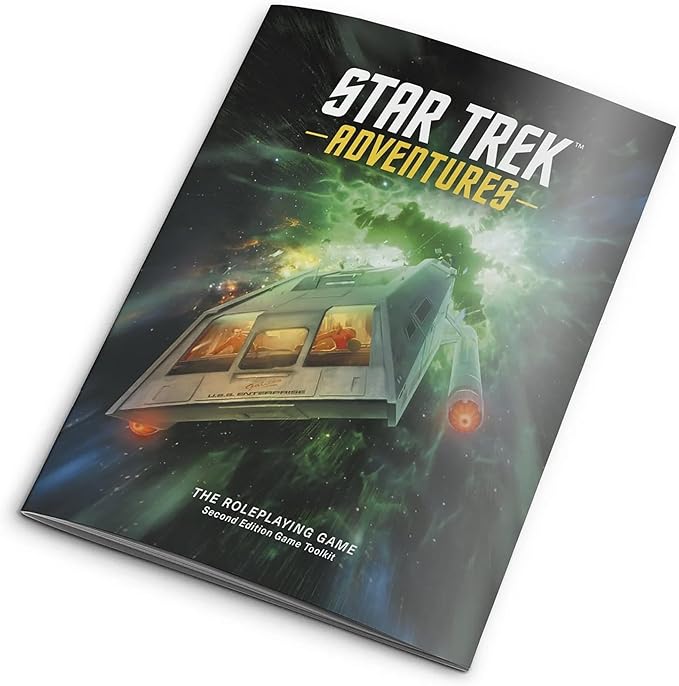 Modiphius Entertainment: Star Trek Adventures: Second Eidtion - Game Toolkit - GM Screen Booklet Map &amp Reference Sheets Tabletop RPG Accessory