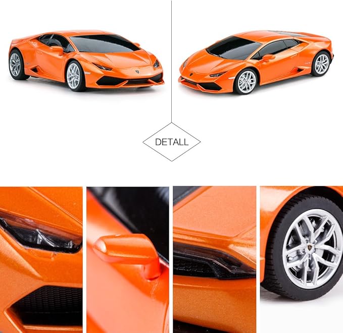 RASTAR Remote Control Car | 1:24 RC Lamborghini HURACÁN LP610-4 Toy Car Model Vehicle Orange