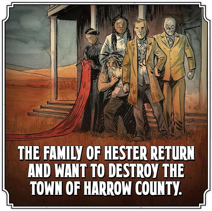 Harrow County: The Game of Gothic Conflict | Asymmetric Horror Strategy Board Game | 1–3 Players (Solo Mode Included) | Ages 14+ | Spooky Halloween Board Game by Off The Page Games