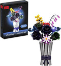 Flowers Bouquet Building Set 982 PCS Multiple Rose Botanical Collection Kit Artificial Flowers Botanical Collection DIY Unique Home&ampOffice Bonsai Decoration Gift for Valentine's Day Christmas