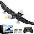 DEERC RC Plane Remote Control Eagle Plane RTF Airplane 2.4GHZ 2CH Flying Bird with 2 Batteries &amp Propeller 6-axis Gyro Stabilizer Easy to Fly for Beginners Adults Kids Boys