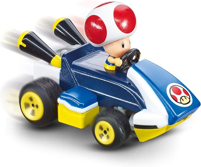 Carrera RC Nintendo Mario Kart 2.4 GHz Mini Collectible Radio Remote Control Toy Car Vehicle - Toad